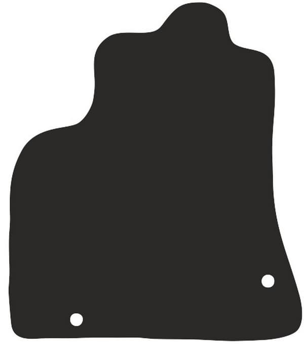Polyamid gummibelagt førermåtte til Citroen Berlingo II Multispace 2008-2018