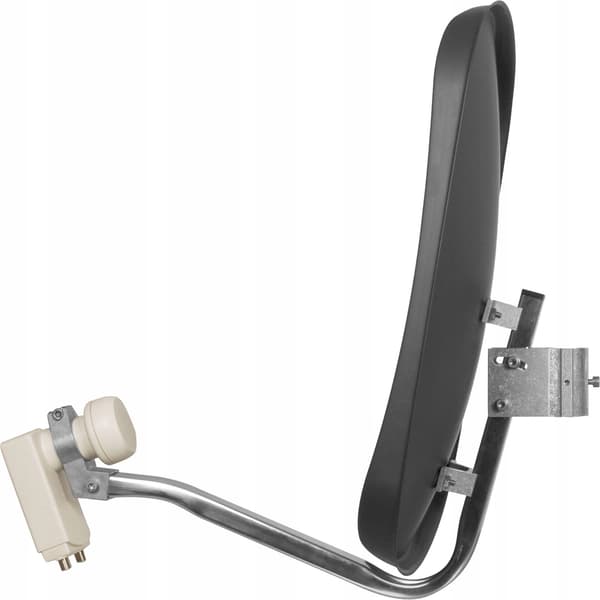 Alum Sat Twin Digidish antenne 45 cm grafit TechniSat