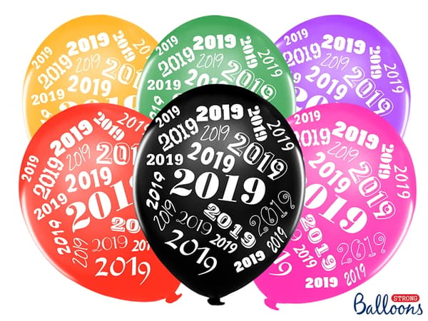 Uudenvuodenaaton ilmapallot 2019 1 kpl