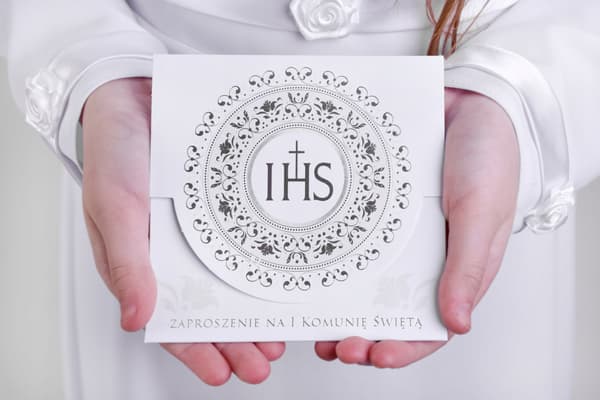 Invitation til første hellige kommunion, 1 stk.