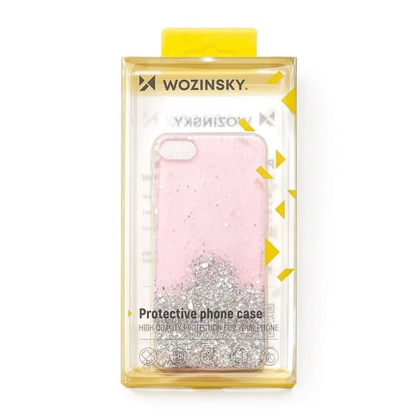 Wozinsky Star Glitter Shiny Cover med Glitter til Xiaomi Redmi Note 9T 5G Sort