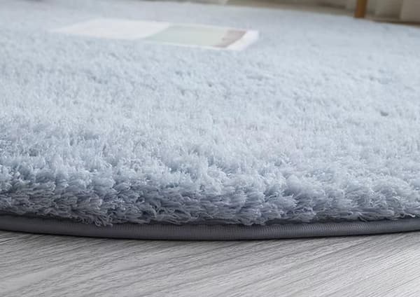 Alpaca Strado rundt tæppe 150x150 - AlpaSilver