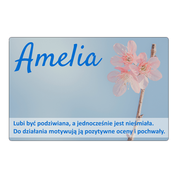 Køleskabsmagnet Amelia