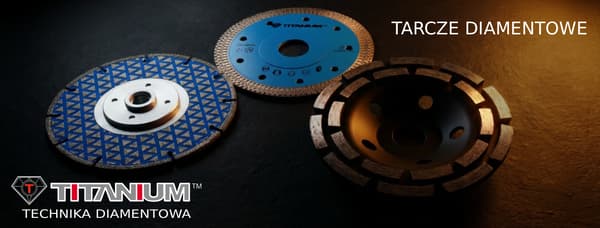 Diamant kopskive til slibning af beton 180mm TITANIUM PRO Grid