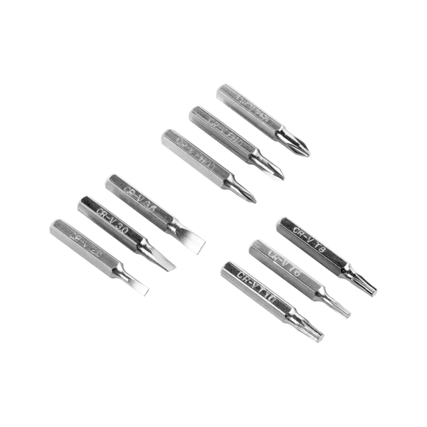Rebel 9-kärkinen tarkkuus ruuvimeiseli taskussa SL/PH/Torx