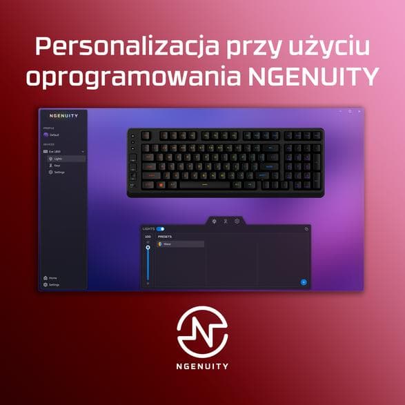 HYPERX HyperX Eve 1800 -näppäimistö, musta