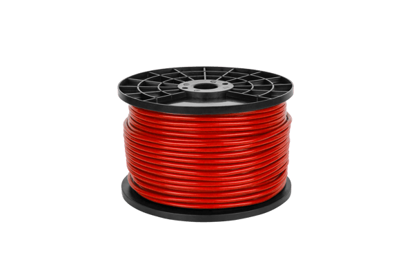 Azusa 6mm stereomikrofonkabel rød