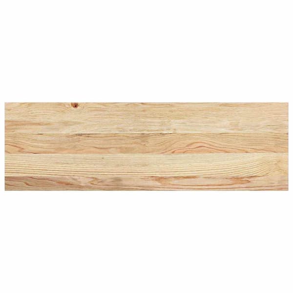 vidaXL trappetrin, 4 stk., ubehandlet 80x30x2 cm massivt egetræ