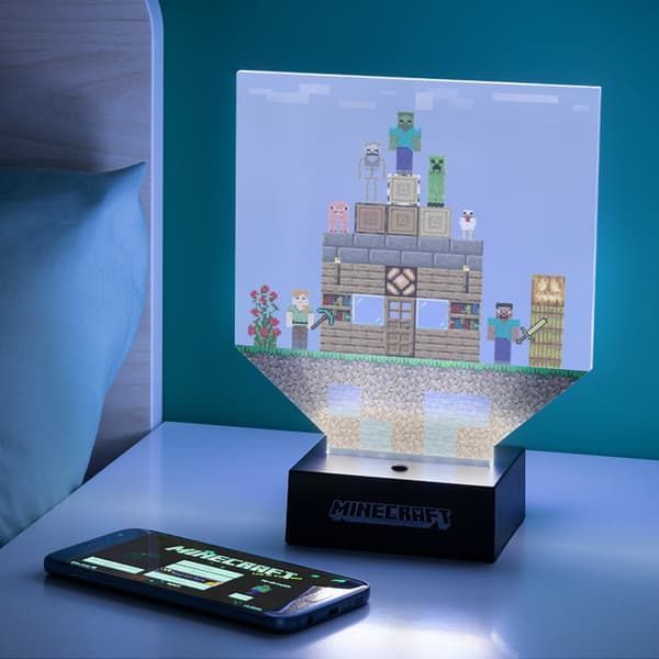 Lamppu Rakenna taso tarroilla - Minecraft