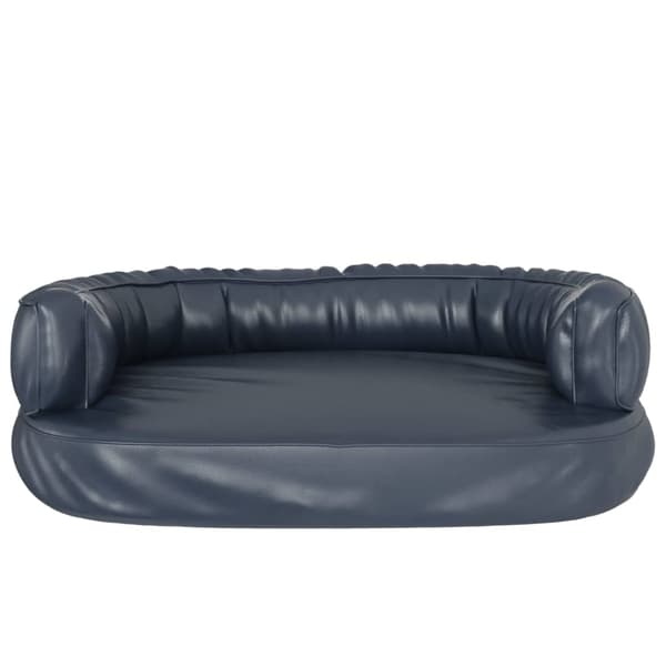 vidaXL ergonomisk hundeseng, mørkeblå, 75x53 cm