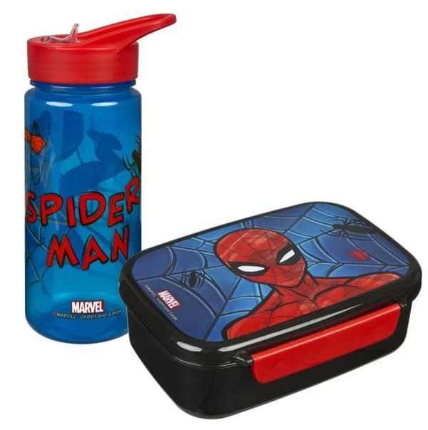 Spider-Man - Matlada + Vattenflaska Set SPCR9864