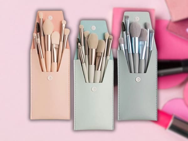 Makeupborstar etui med stängning 500-pack