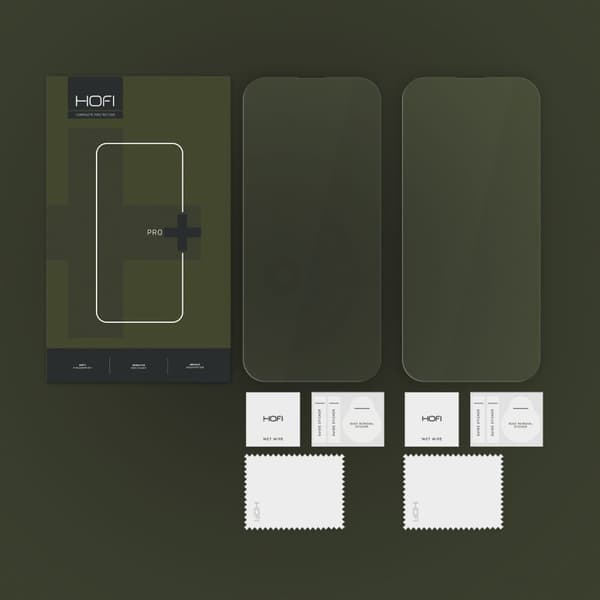 HOFI GLASS PRO+ HÄRDAT GLAS 2-PACK IPHONE 16 KLART