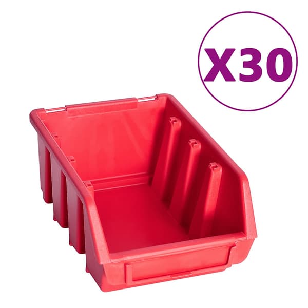 vidaXL 136-delars förvaringslåda