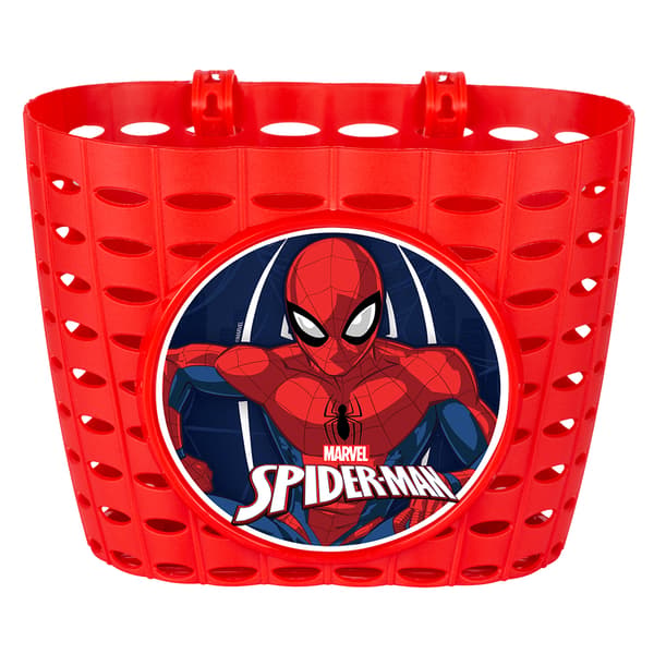 Plastikkurv til CYKEL OG SCOOTER MARVEL SPIDER-MAN