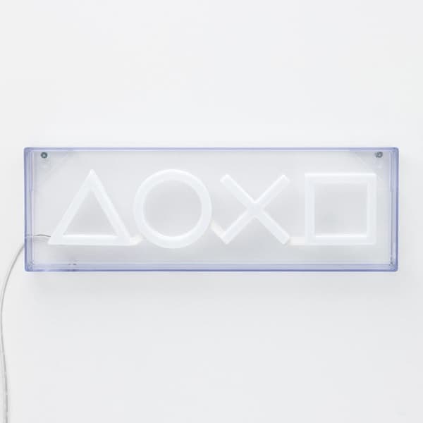 Neon LED Ikoner Lampe - PlayStation