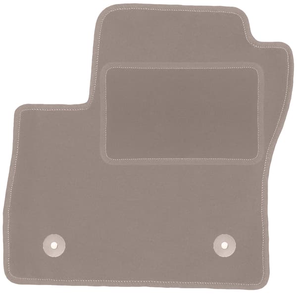 Førerens velourmåtte til: Ford Grand C-MAX minivan (2011-2015) beige