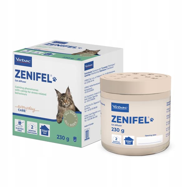 Virbac Zenifel Gel Diffuser til Katte 230 g, Beroligende