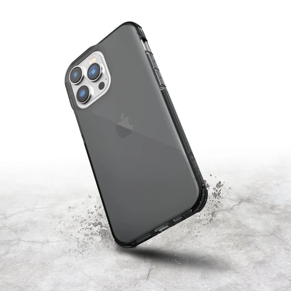 Raptic X-Doria Clear Case iPhone 14 Pro Max -suojakuori, musta