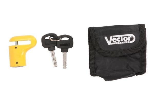 VECTOR (VICMA) SKIVLÅS MED LOCK, GUL (4777)