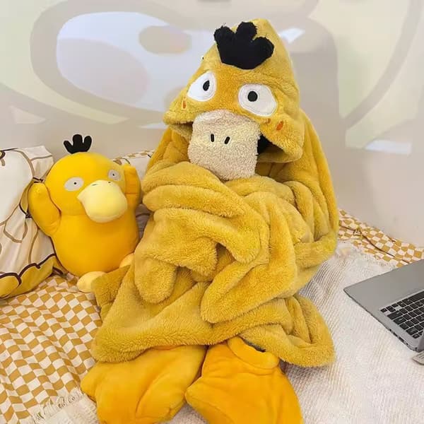 Pokémon Psyduck Extra pehmeä laiska viitta 100cm