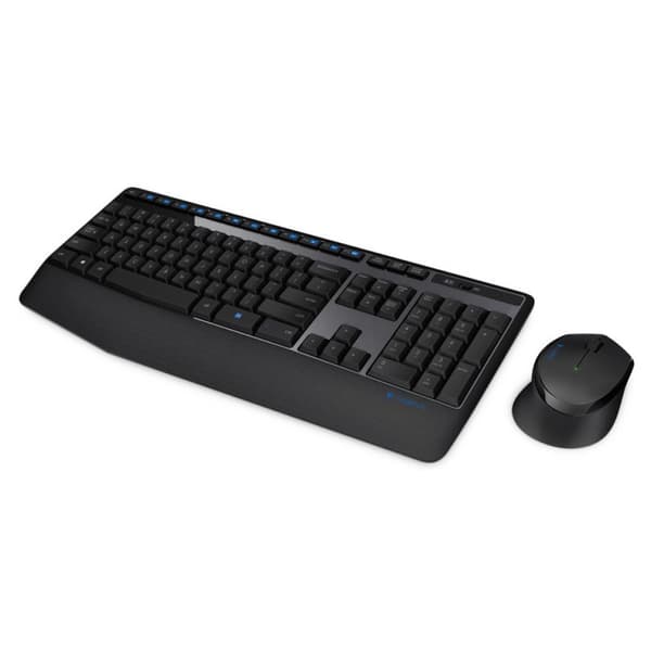 Logitech Wireless Combo MK345 -näppäimistö- ja hiirisetti, musta
