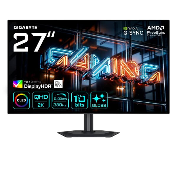 GIGABYTE WOLED 27 SKÆRM MO27Q28GR 280Hz