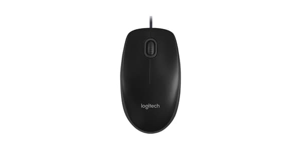 Logitech MK120 USB tastatur- og musesæt, sort, QWERTY