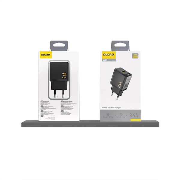 Dudao A23 2.4A USB-A Laddare - Svart