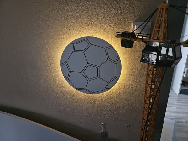 Batteridrevet LED-kugle-natlampe