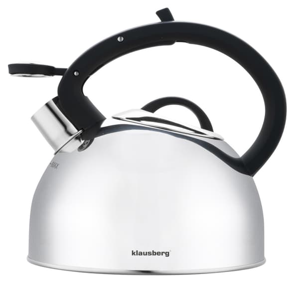 STÅLKEDEL MED FLØJTE 2,5L KLAUSBERG KB-7910