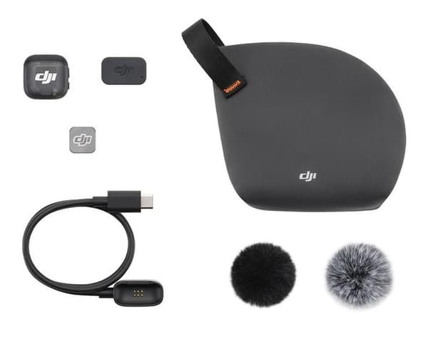 DJI Mic 3 Mikrofonsändare Svart