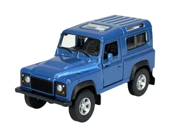 WELLY LAND ROVER DEFENDER BLÅ 1:34 42392