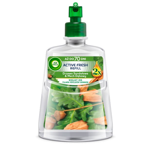 Air Wick Active Fresh refill Sandelträ och Ekenmossa 228 ml