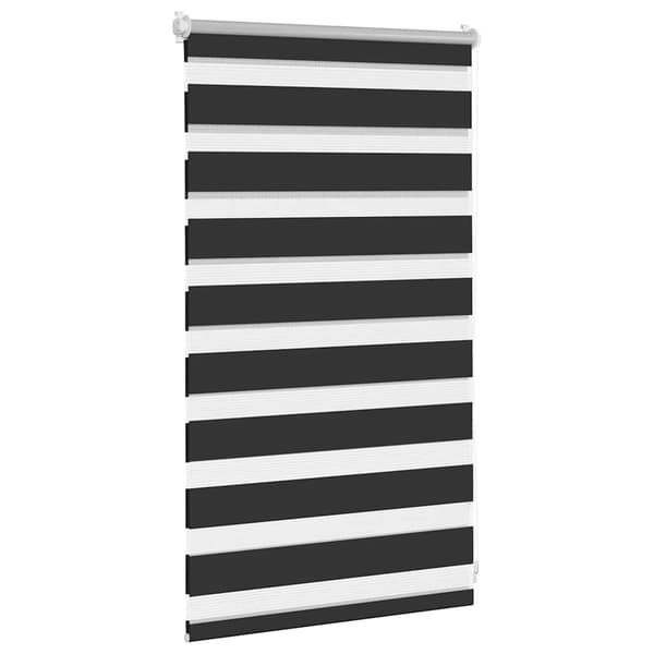 Zebra rullegardin (50 x 100 cm) sort