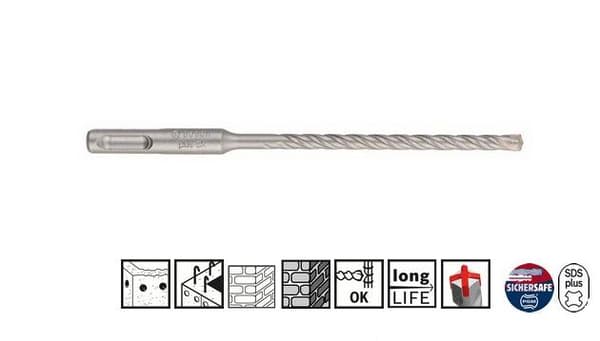 Bosch SDS Plus Borr 10 x 460 mm Plus-5x 4-skär