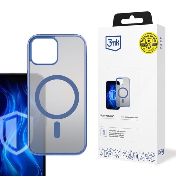 Apple iPhone 14 Plus - 3mk Frosty MagCase sininen