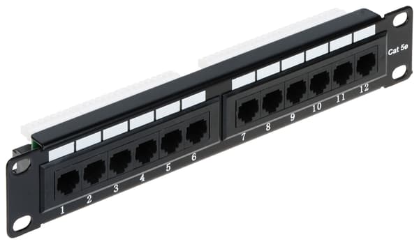 Kopplingspanel RJ-45 PP10-12/RJ 10"