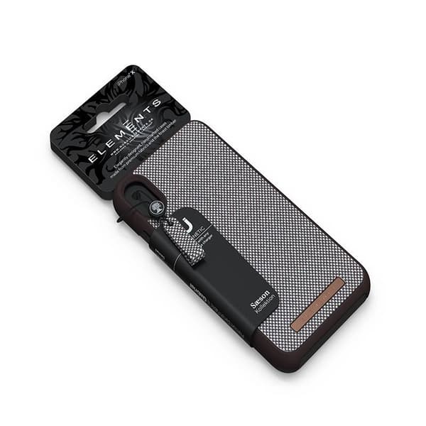 Nordic Elements Saeson Idun - iPhone Xs Max stofcover (mørkebrun)