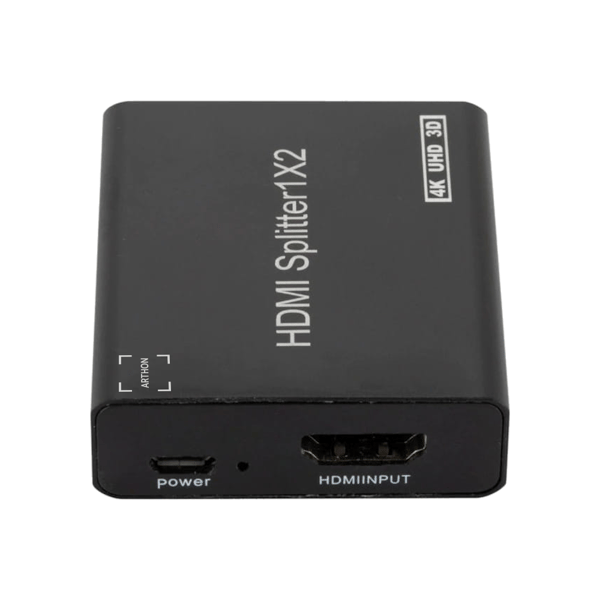 HDMI-splitter 1 til 2 2x 4K 2K 3D billedsplitter forgrener kloning