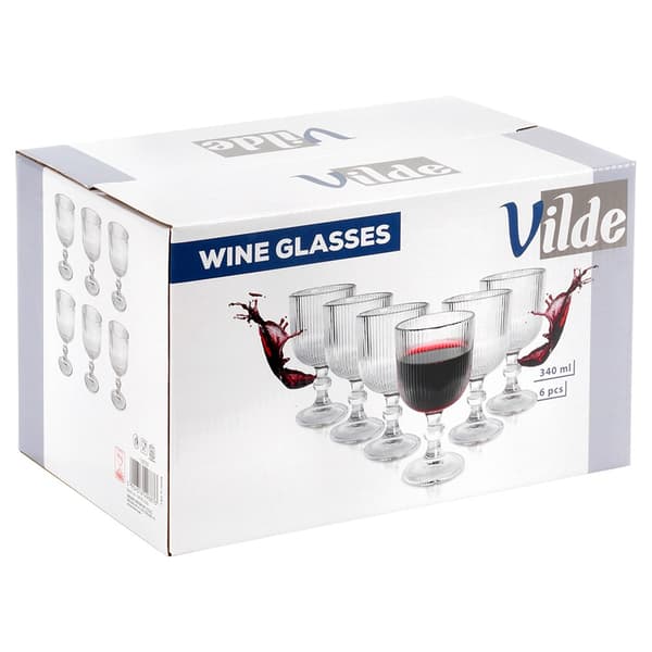 Viinilasit lasiset 340 ml 6 kpl
