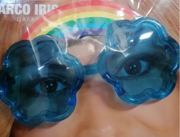 Regnbågsmoln HBTQ-glasögon