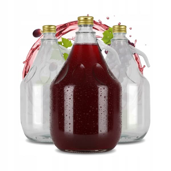 Lady 3L demijohn Vinflaska Juiceflaska Glasflaska