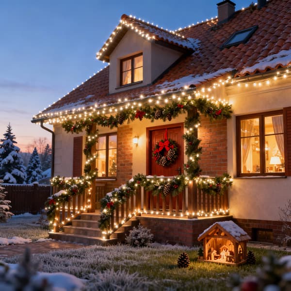 Juletræslys 192 LED varm hvid