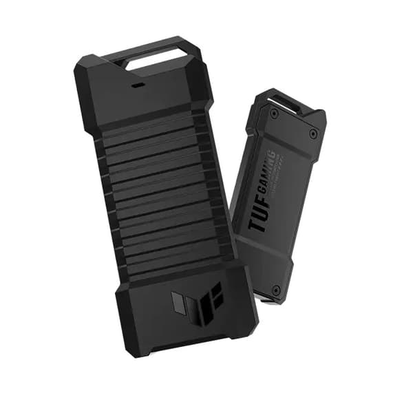 ASUS TUF Gaming A1-drevkabinet, USB-C 3.2, holdbart, sort