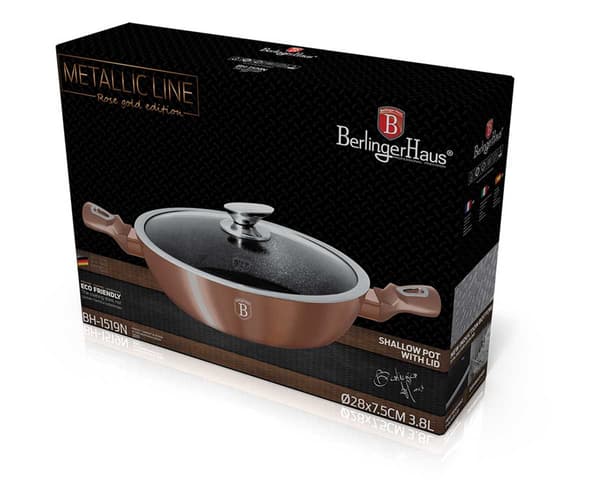 GRANITPOTTE 28cm BERLINGER HAUS BH-1519 ROSÉGULD
