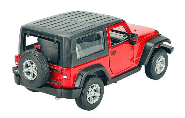 WELLY 2007 JEEP WRANGLER PUNAINEN KATOLLA 1:24 22489