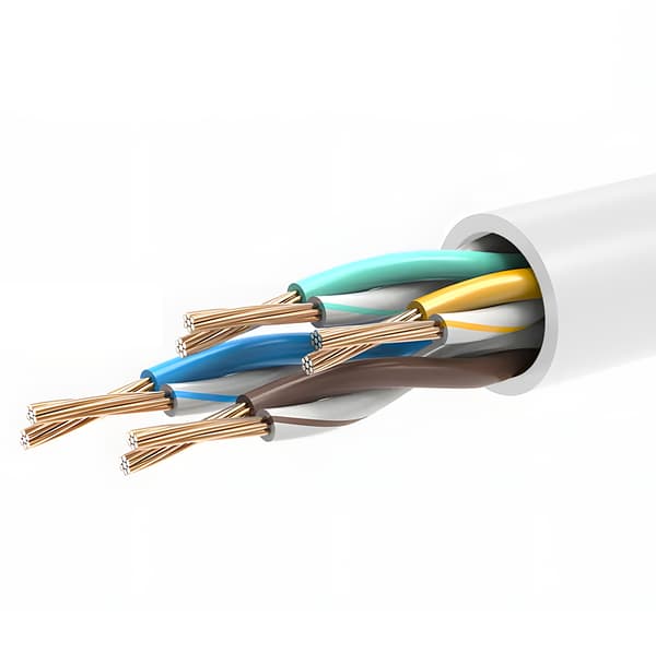 Kabel ETHERNETKABEL Patchkabel U/UTP 5e RJ45 / RJ45 30 m vit internet