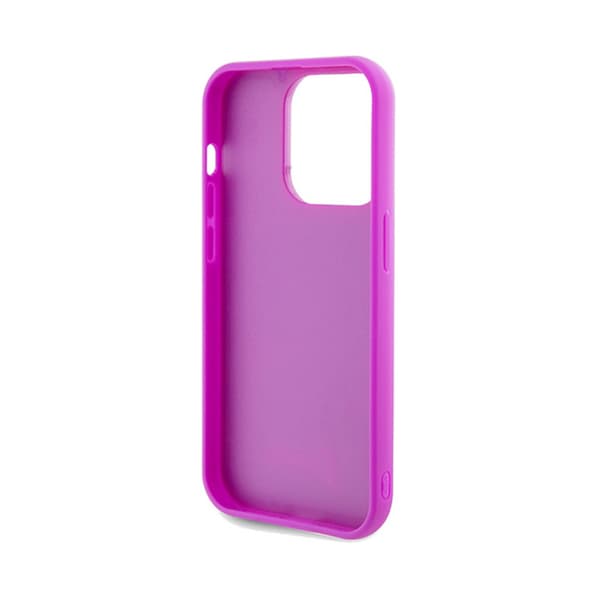 Guess Disco Metal Script - iPhone 14 Pro cover (fuchsia)