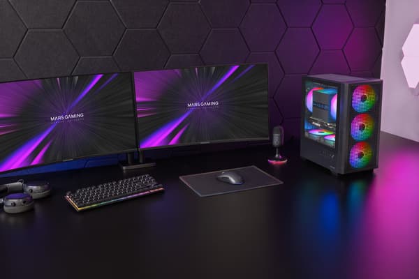 TACENS MARS MC-VECTOR 4xARGB USB-C mATX - kabinet